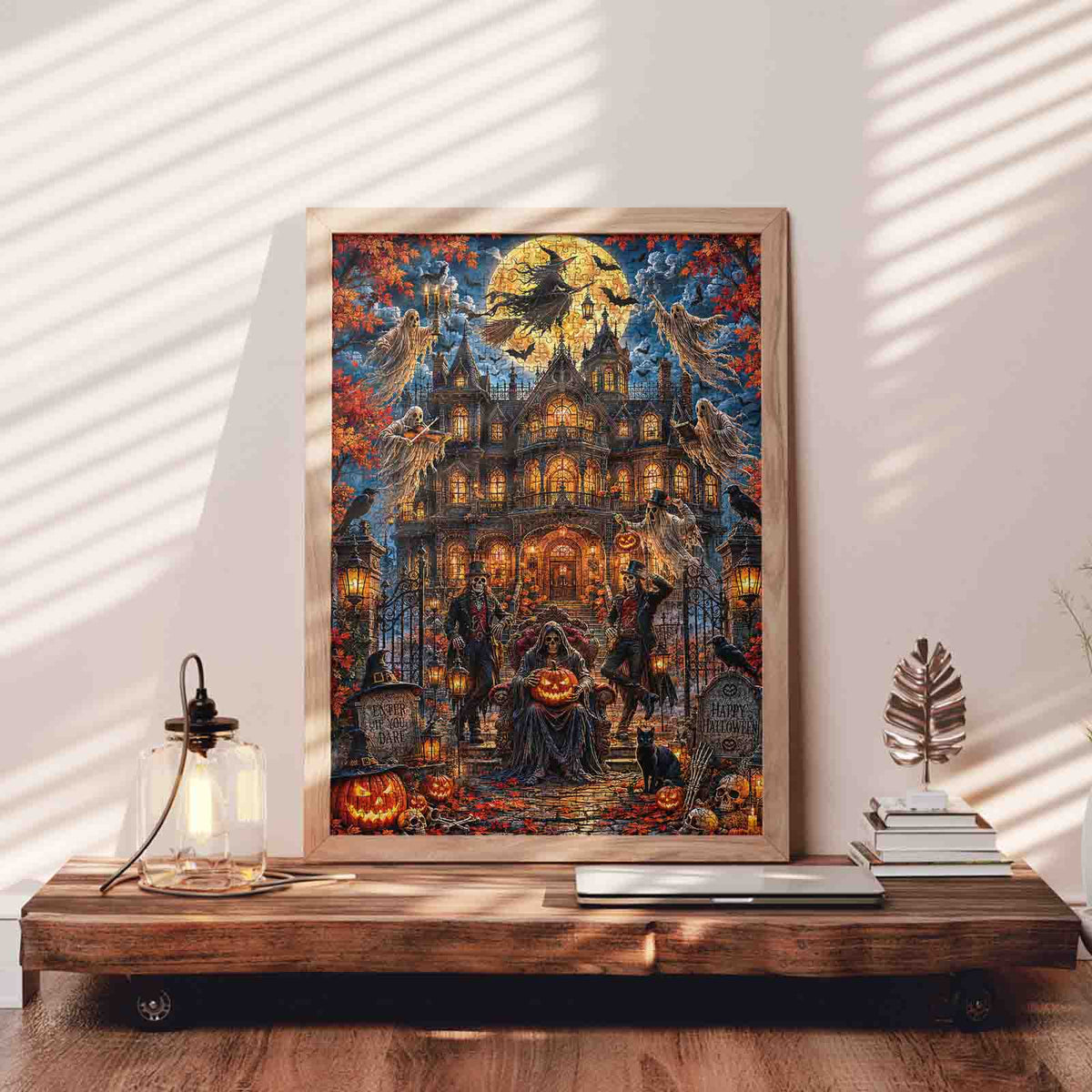 Haunted Mansion Midnight Gathering Jigsaw Puzzle