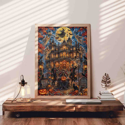 Haunted Mansion Midnight Gathering Jigsaw Puzzle