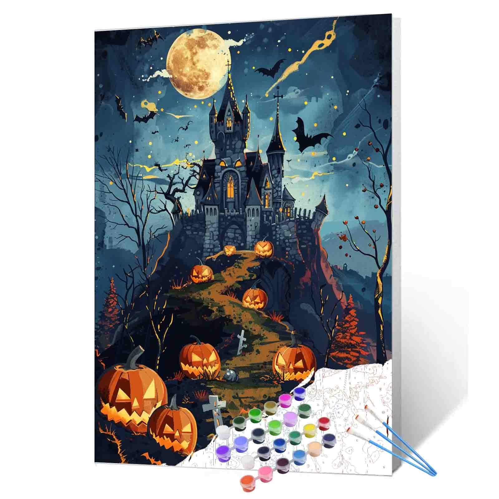 Haunted Castle Trail Paint by Numbers – Tucocoo