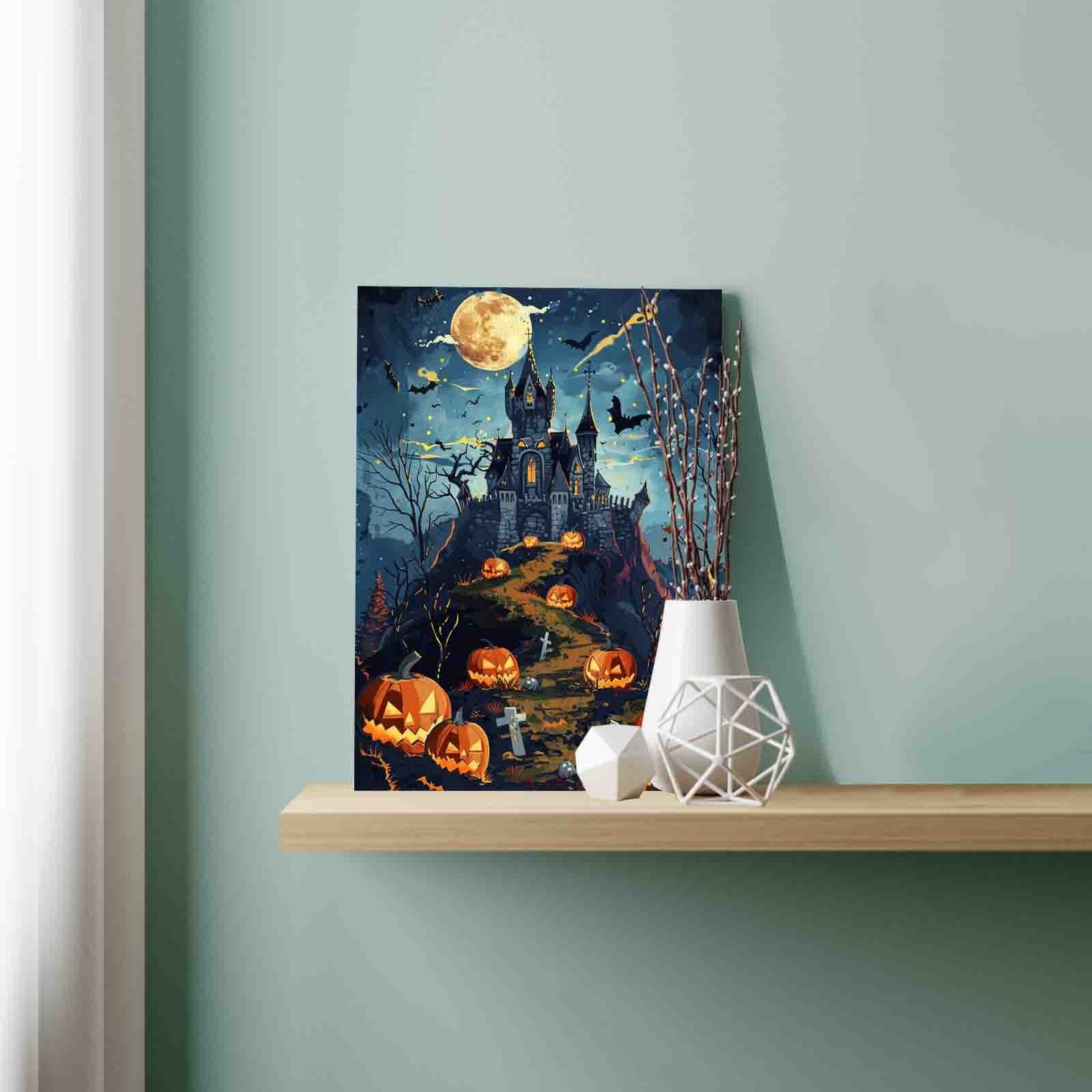 Haunted Castle Trail Paint by Numbers