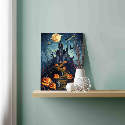 Haunted Castle Trail Paint by Numbers