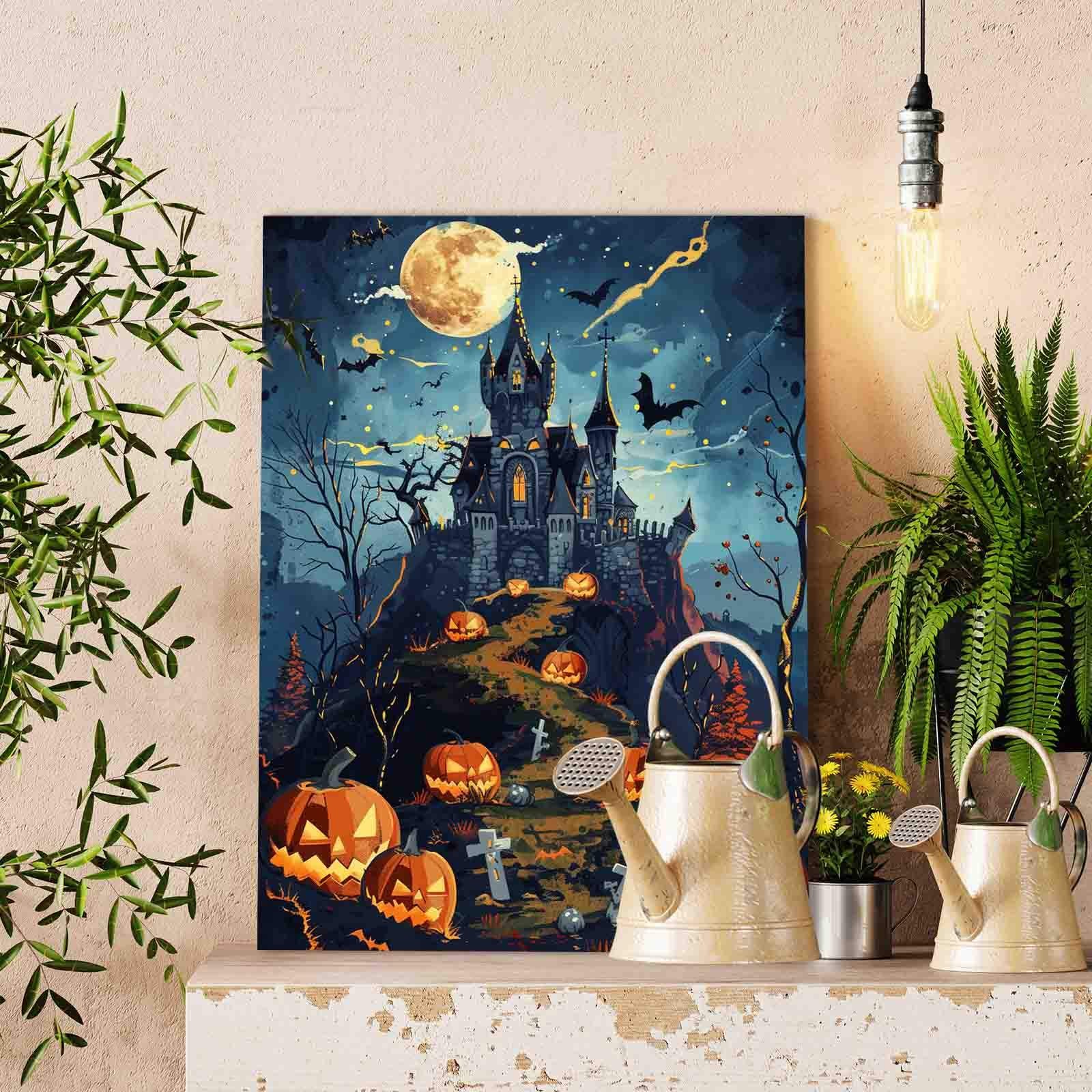 Haunted Castle Trail Paint by Numbers