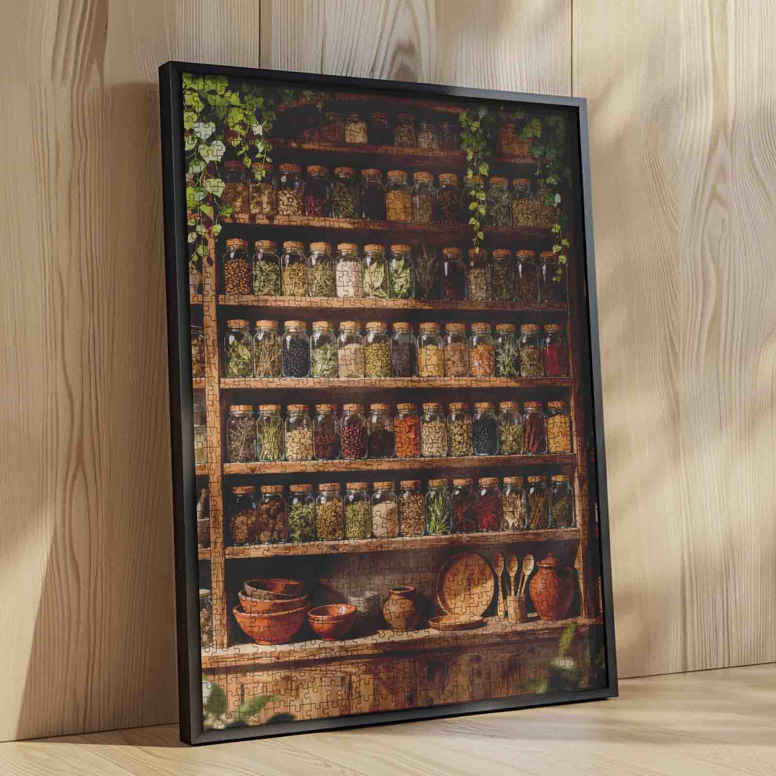 Herbal Apothecary Shelf Jigsaw Puzzle