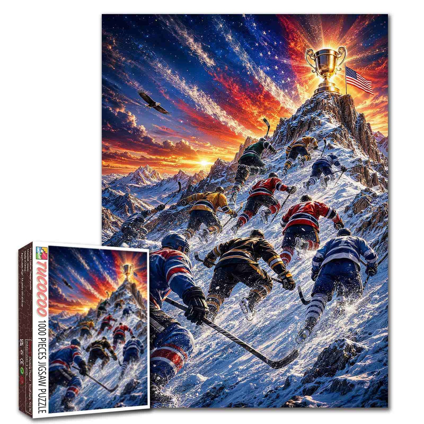 Hockey Mountain Challenge Jigsaw Puzzle