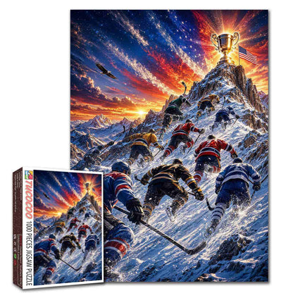 Hockey Mountain Challenge Jigsaw Puzzle