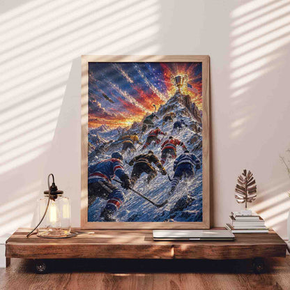 Hockey Mountain Challenge Jigsaw Puzzle
