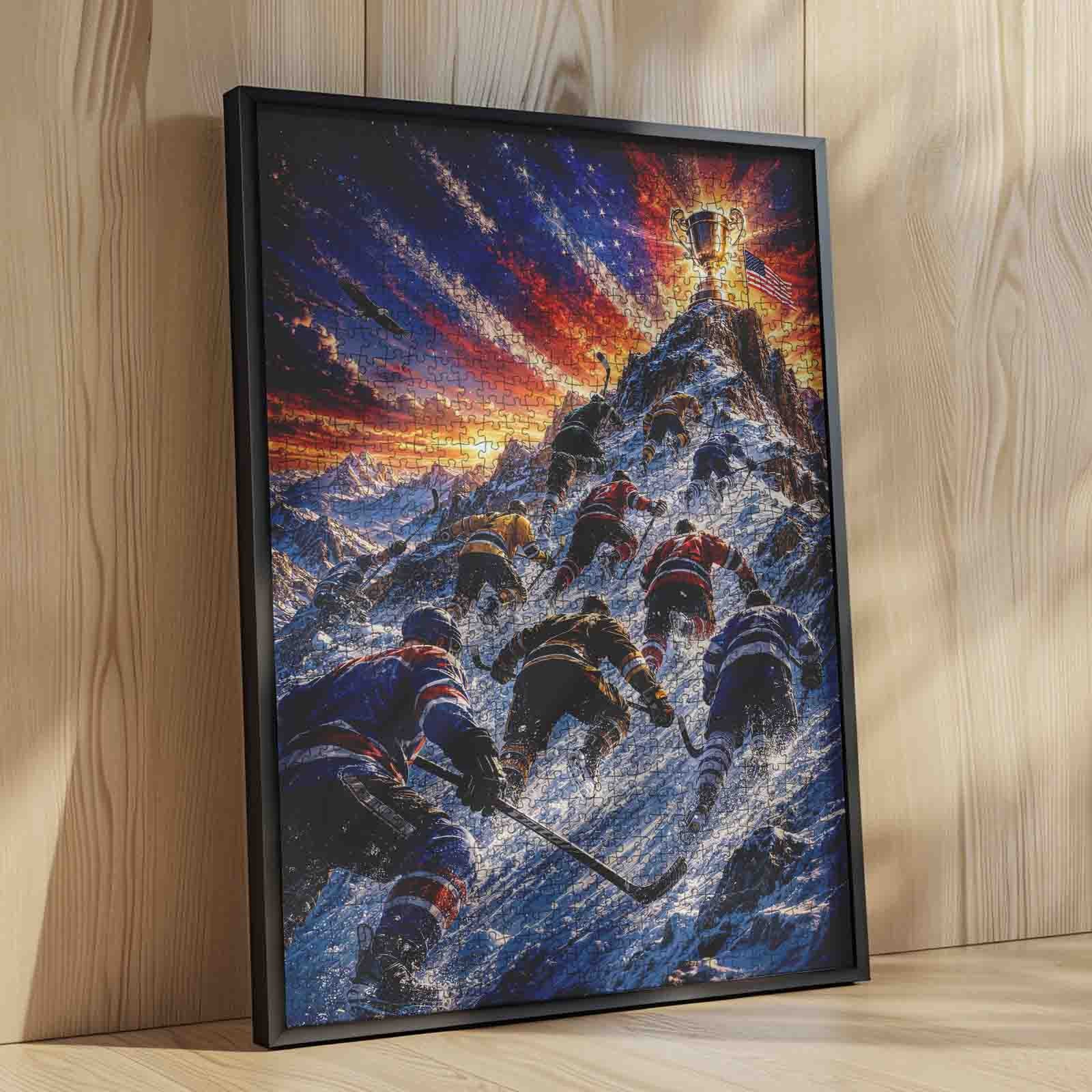 Hockey Mountain Challenge Jigsaw Puzzle