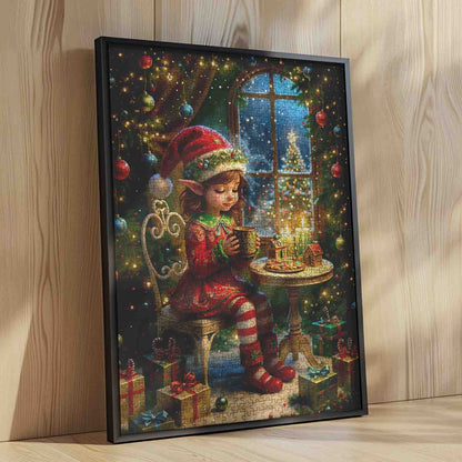 Holiday Elf by Cozy Candlelight Jigsaw Puzzle