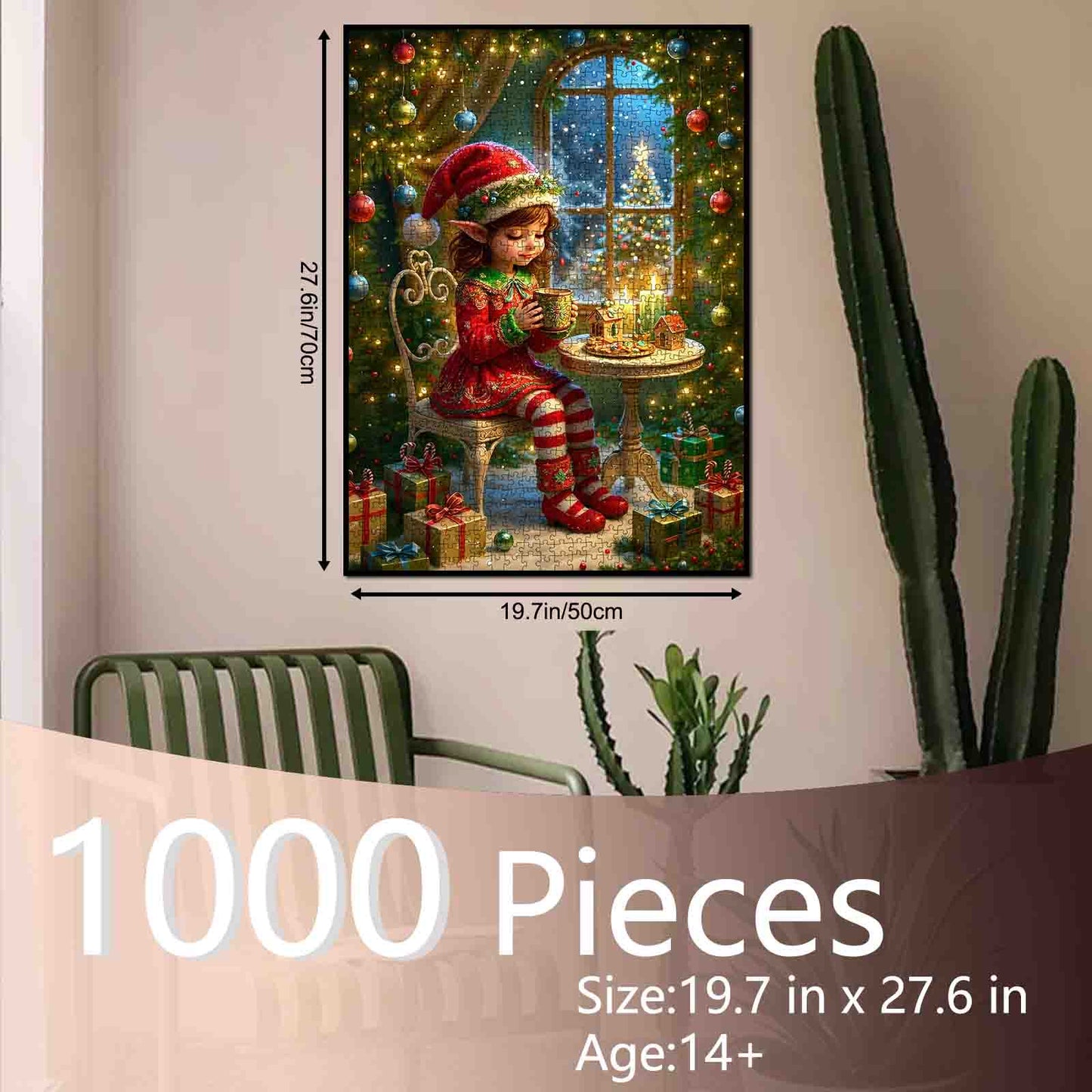 Holiday Elf by Cozy Candlelight Jigsaw Puzzle