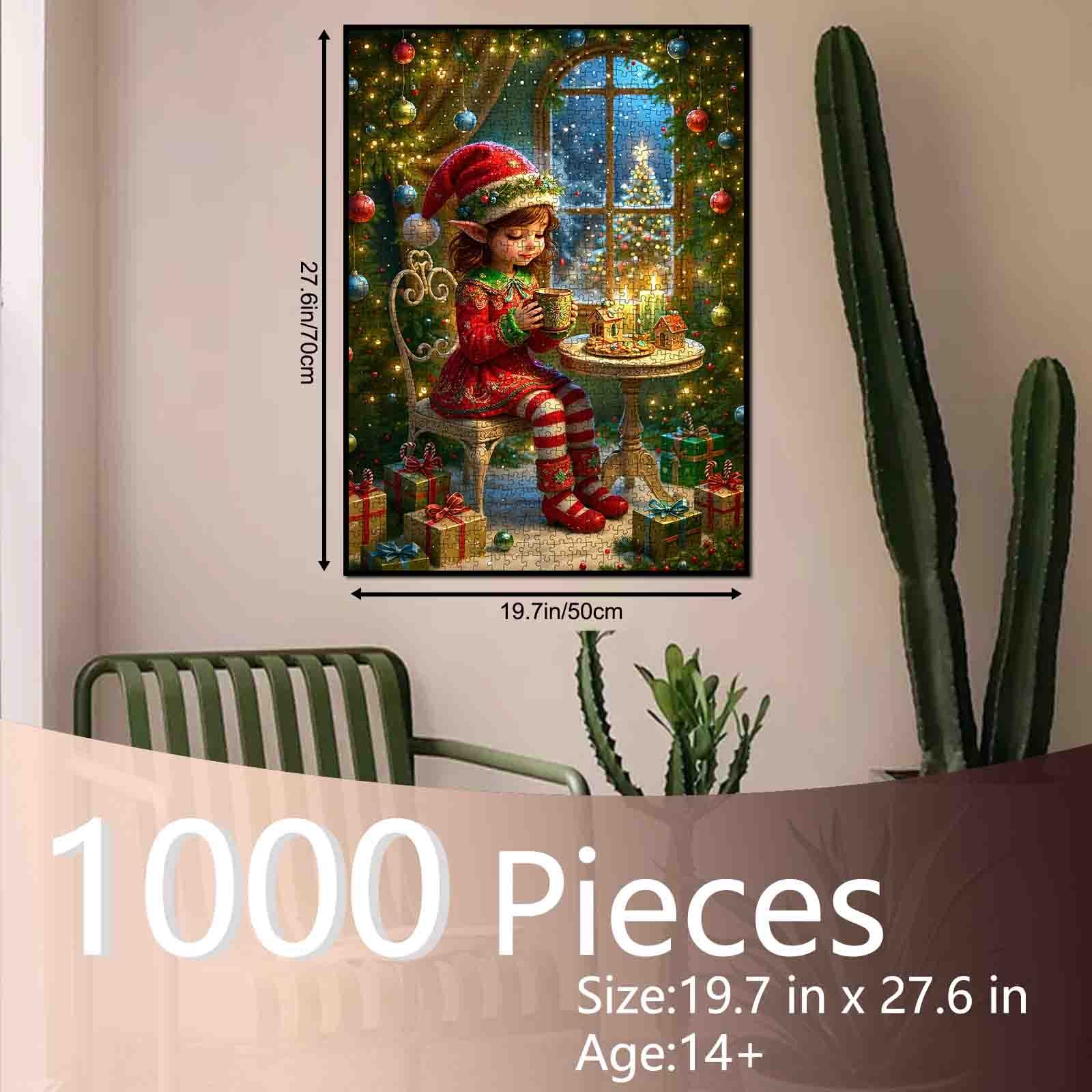 Holiday Elf by Cozy Candlelight Jigsaw Puzzle