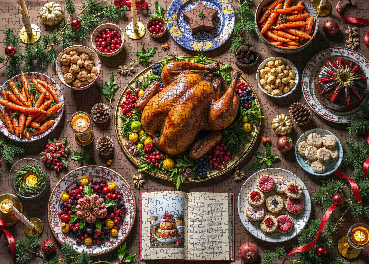 Holiday Feast Celebration Jigsaw Puzzle