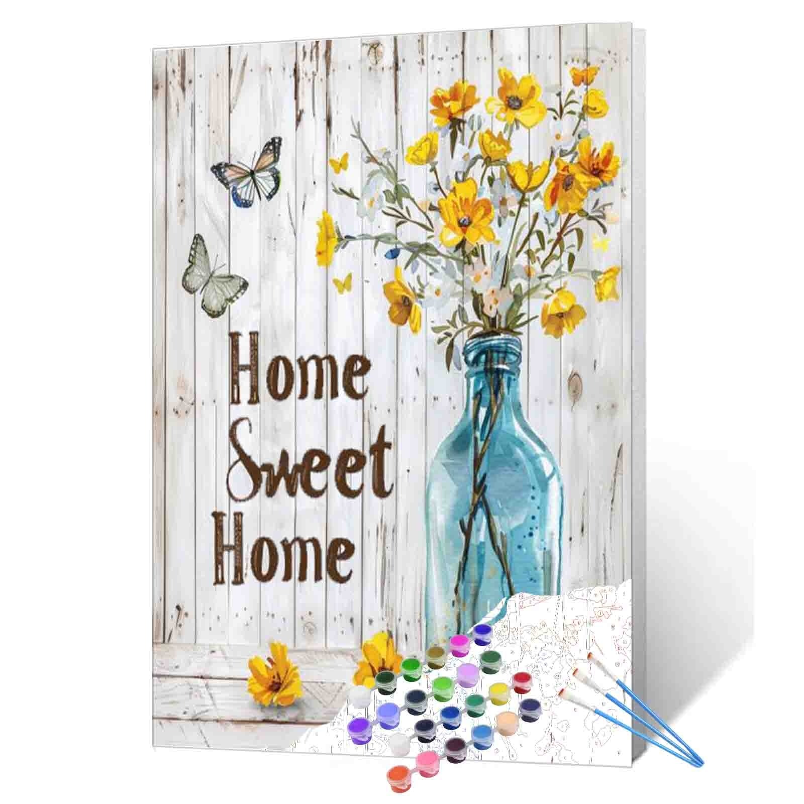 Home Sweet Home Paint by Numbers