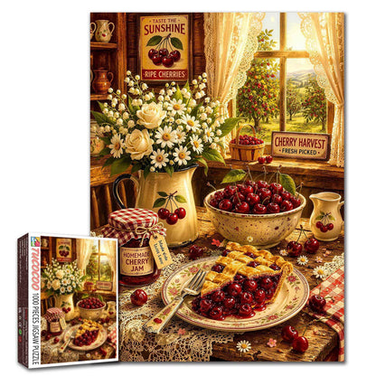 Homemade Cherry Pie Kitchen Jigsaw Puzzle