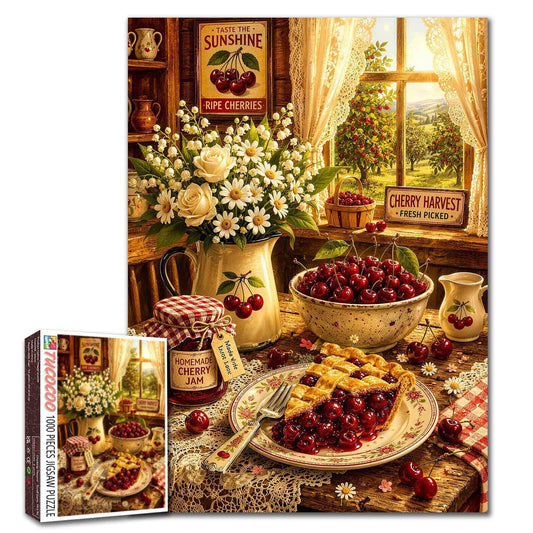 Homemade Cherry Pie Kitchen Jigsaw Puzzle