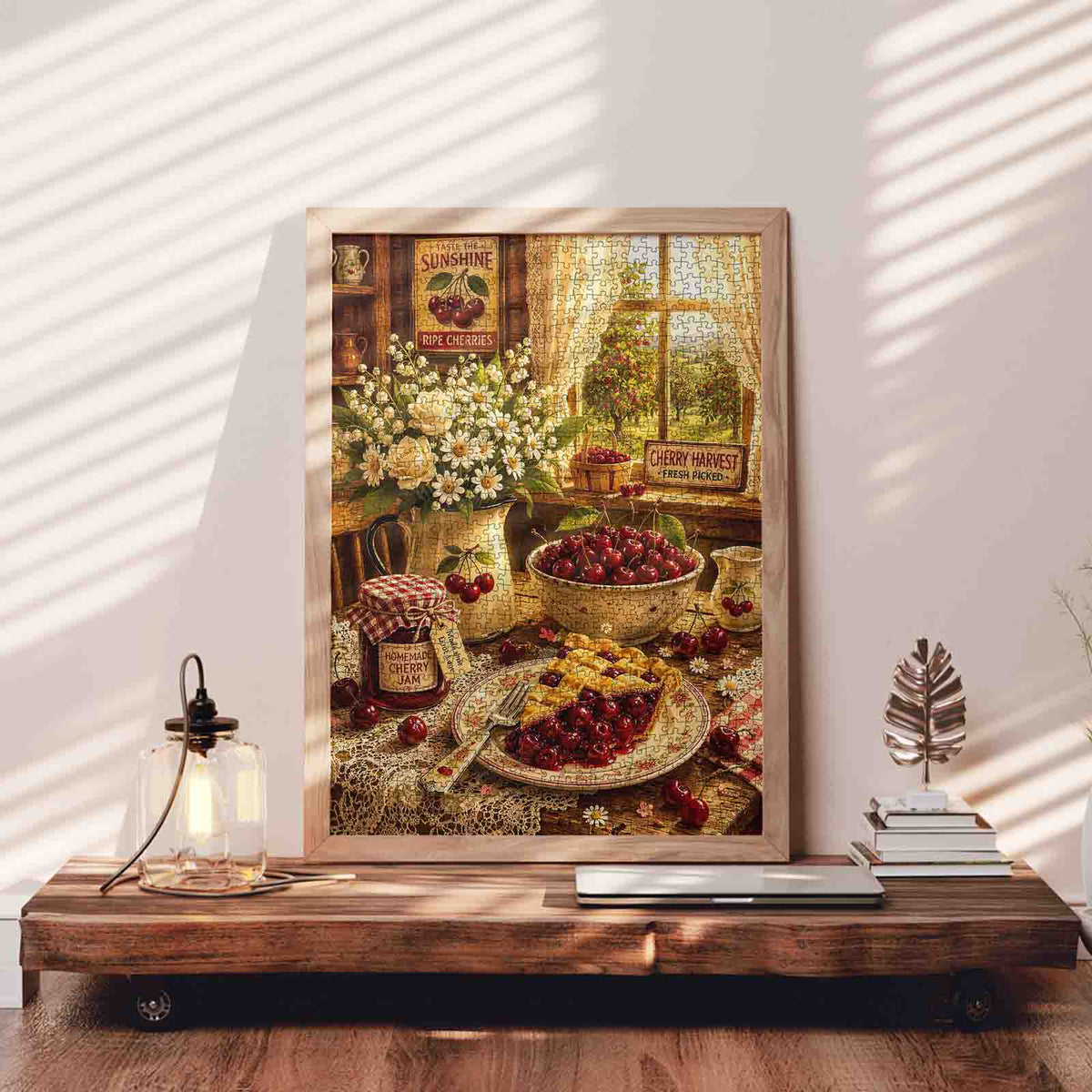 Homemade Cherry Pie Kitchen Jigsaw Puzzle