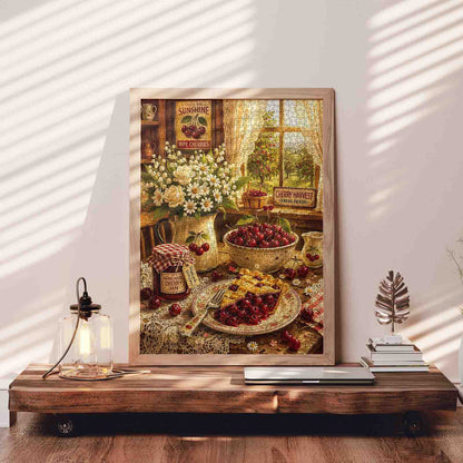 Homemade Cherry Pie Kitchen Jigsaw Puzzle