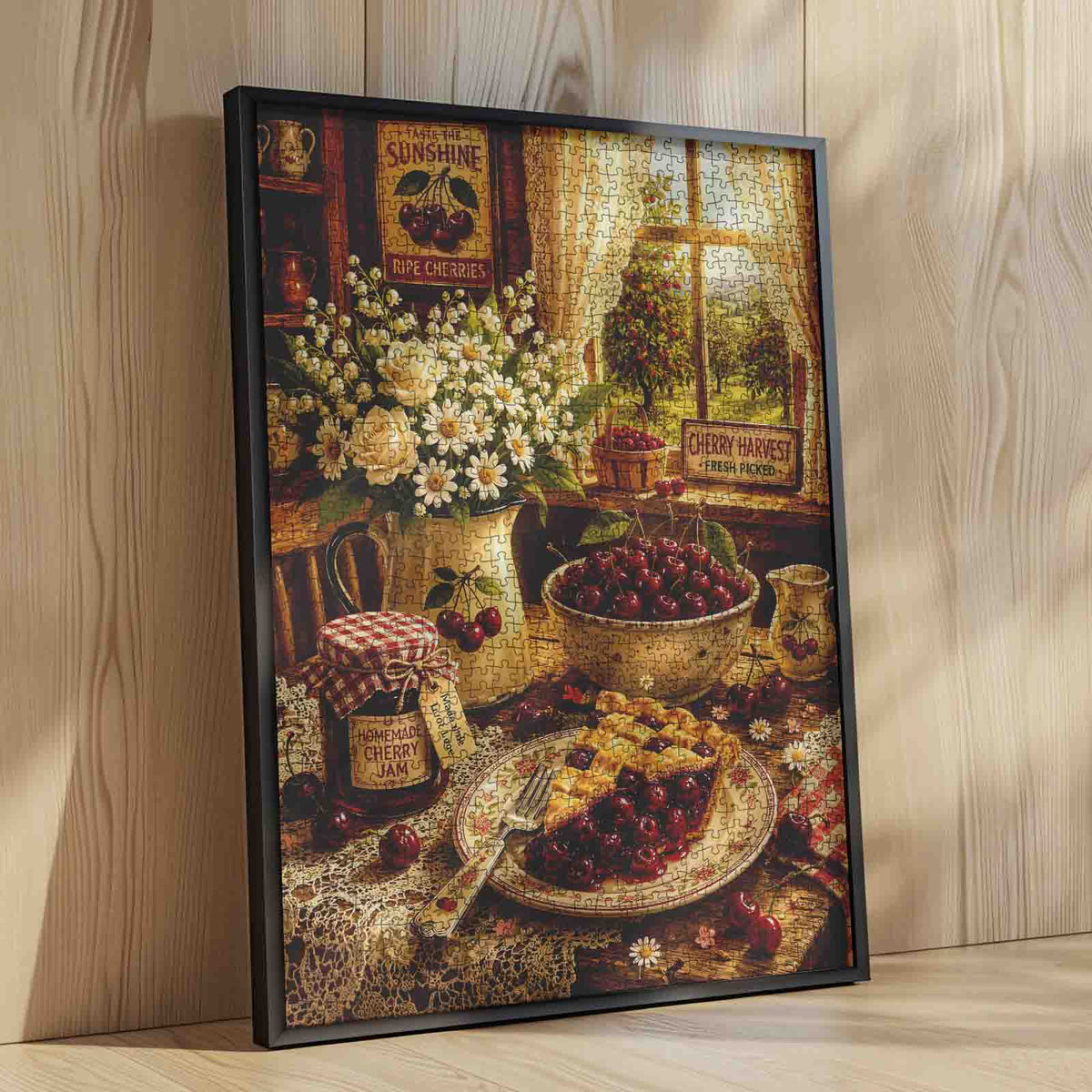 Homemade Cherry Pie Kitchen Jigsaw Puzzle