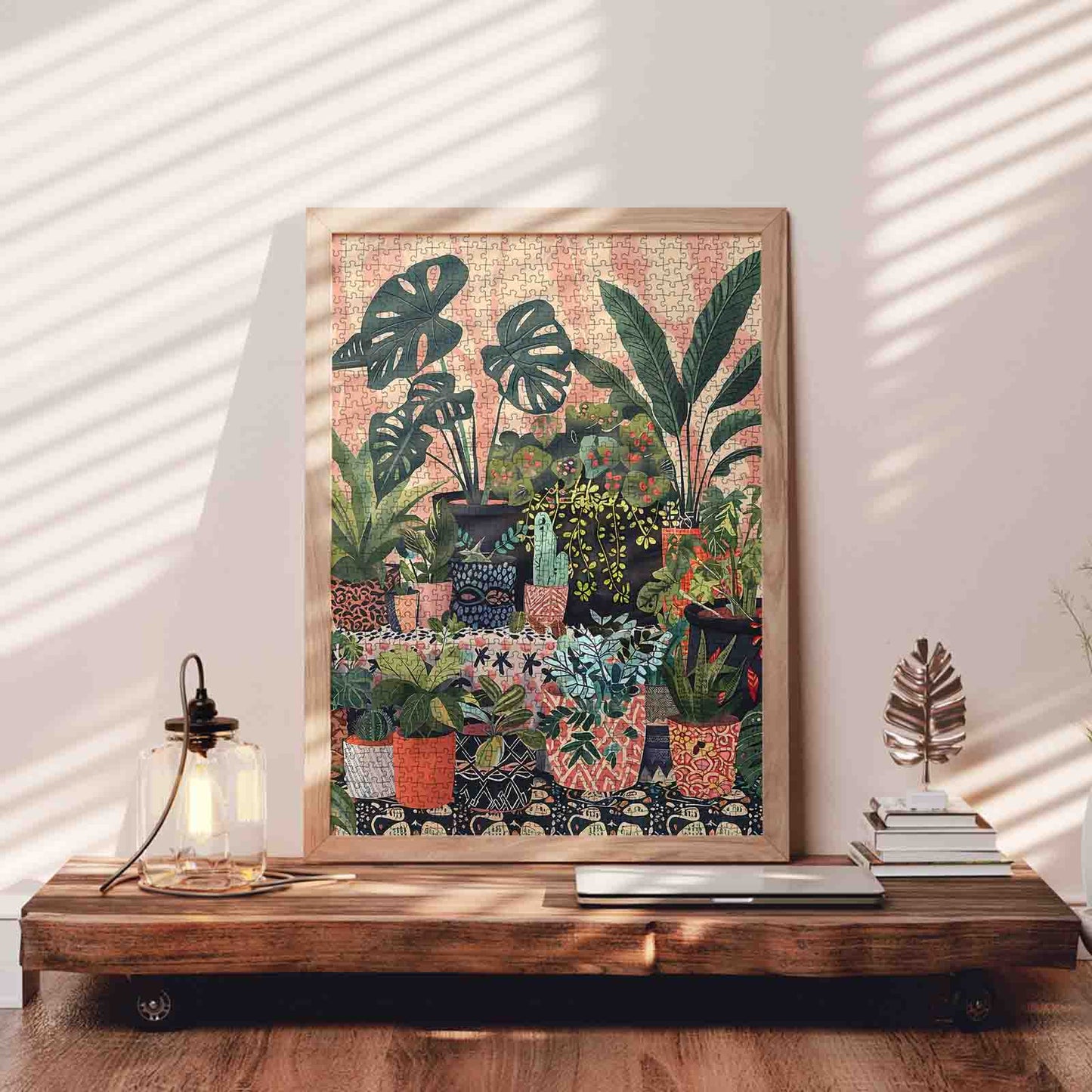 Indoor Botanical Plant Illustration Jigsaw Puzzle