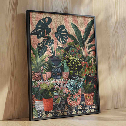 Indoor Botanical Plant Illustration Jigsaw Puzzle
