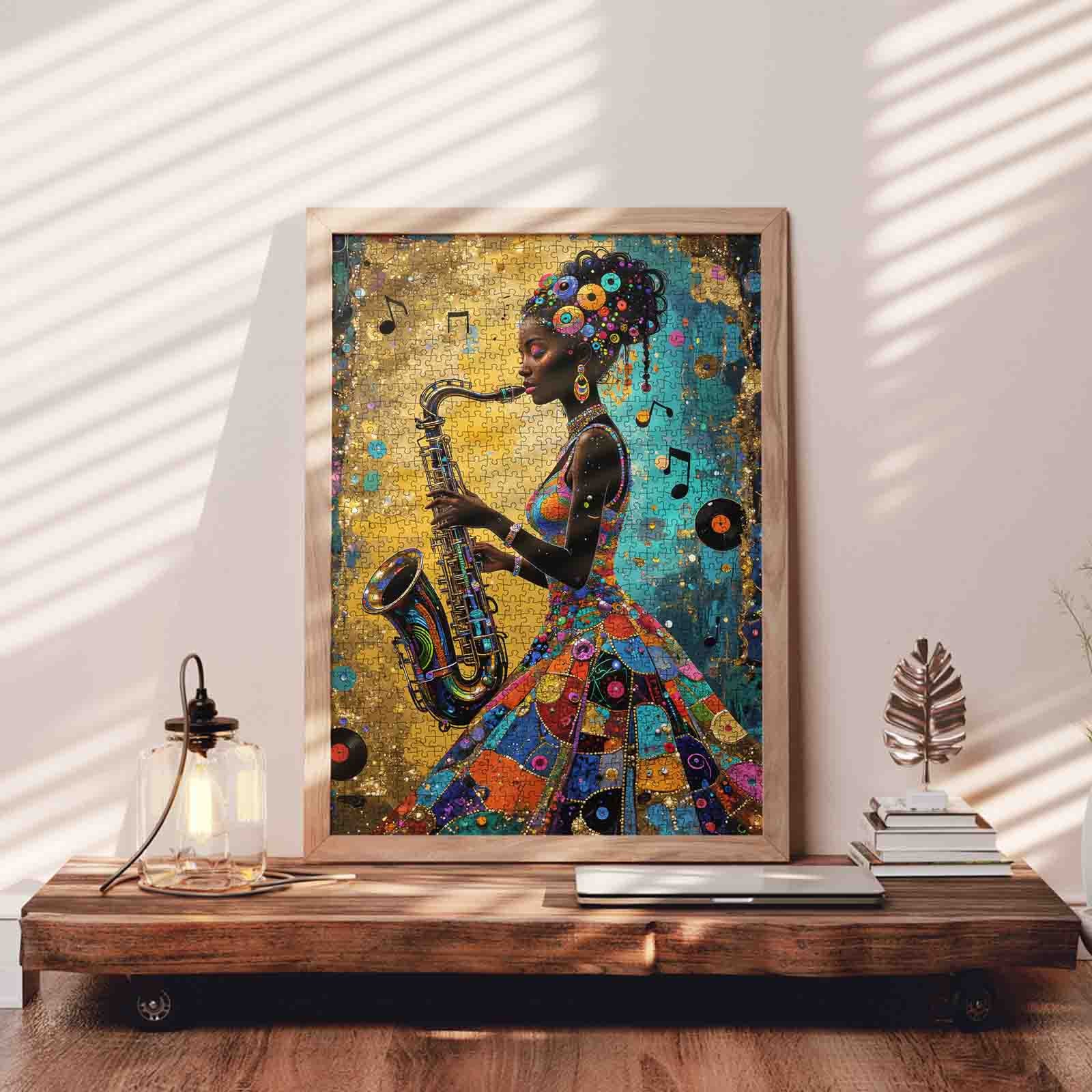 Jazz Soul Patchwork Jigsaw Puzzle