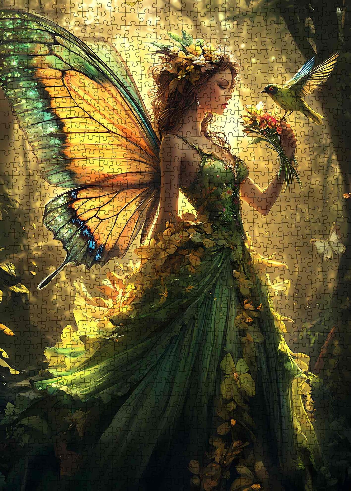 Enchanted Woodland Butterfly Fairy Jigsaw Puzzle