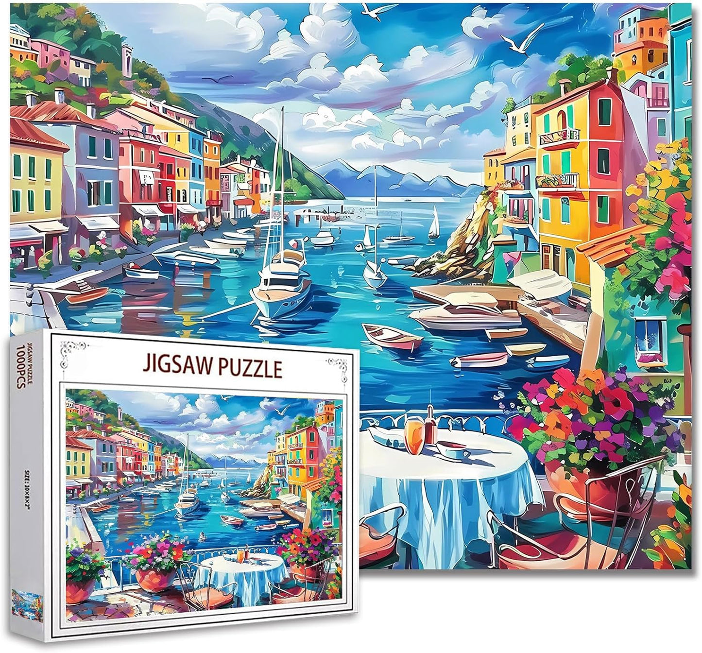 Summer Port Scenery Landscape Jigsaw Puzzles