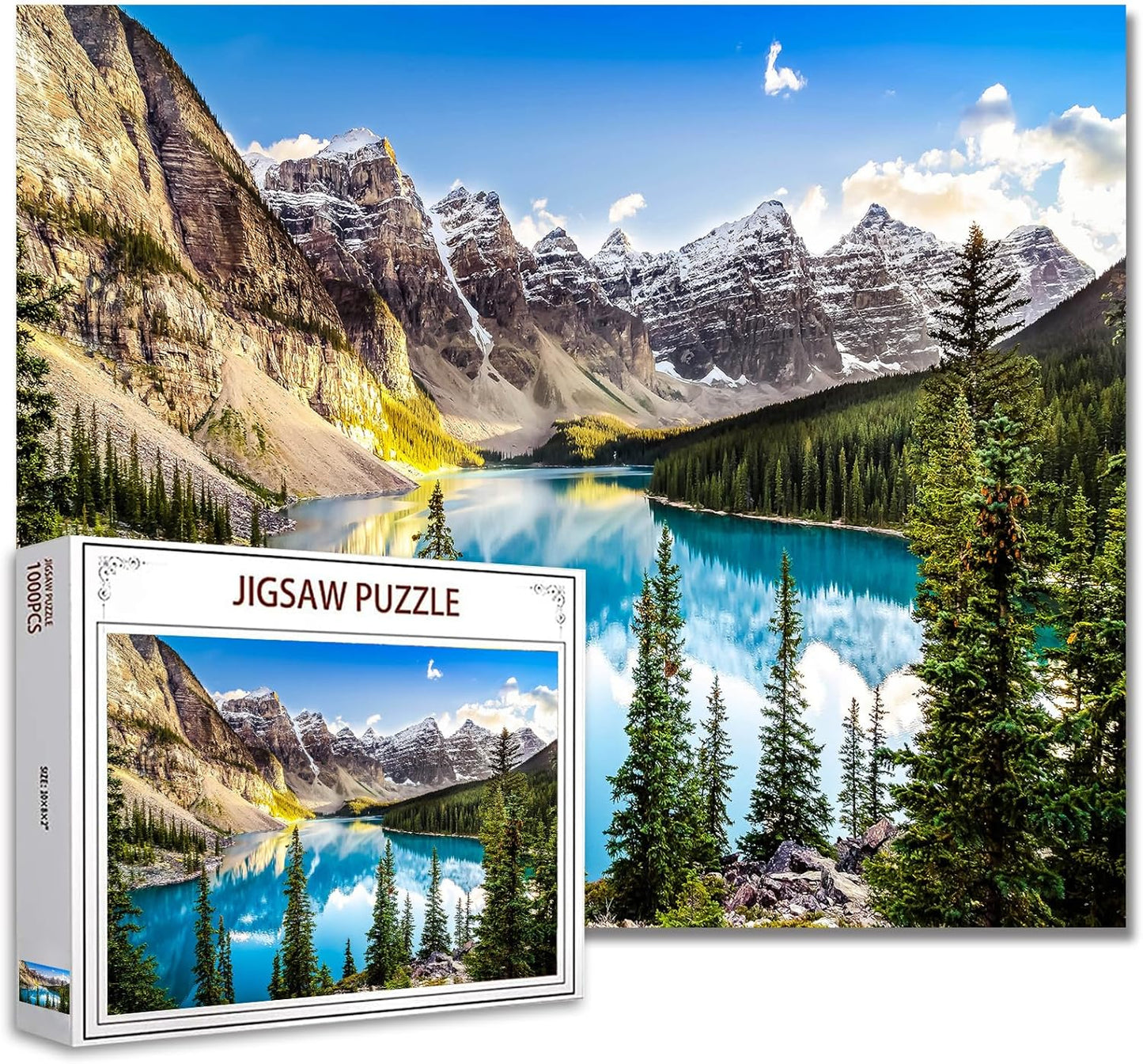 Moraine Lake Landscape Jigsaw Puzzles