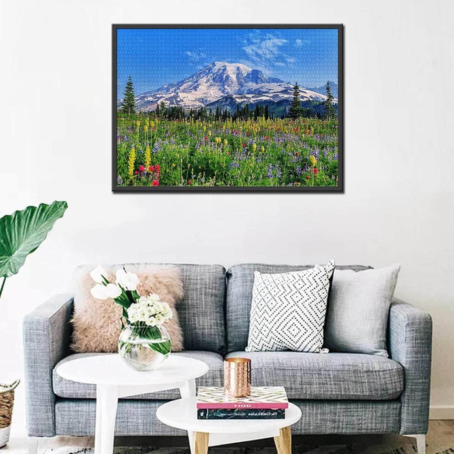 Mount Rainier Painting Jigsaw Puzzles