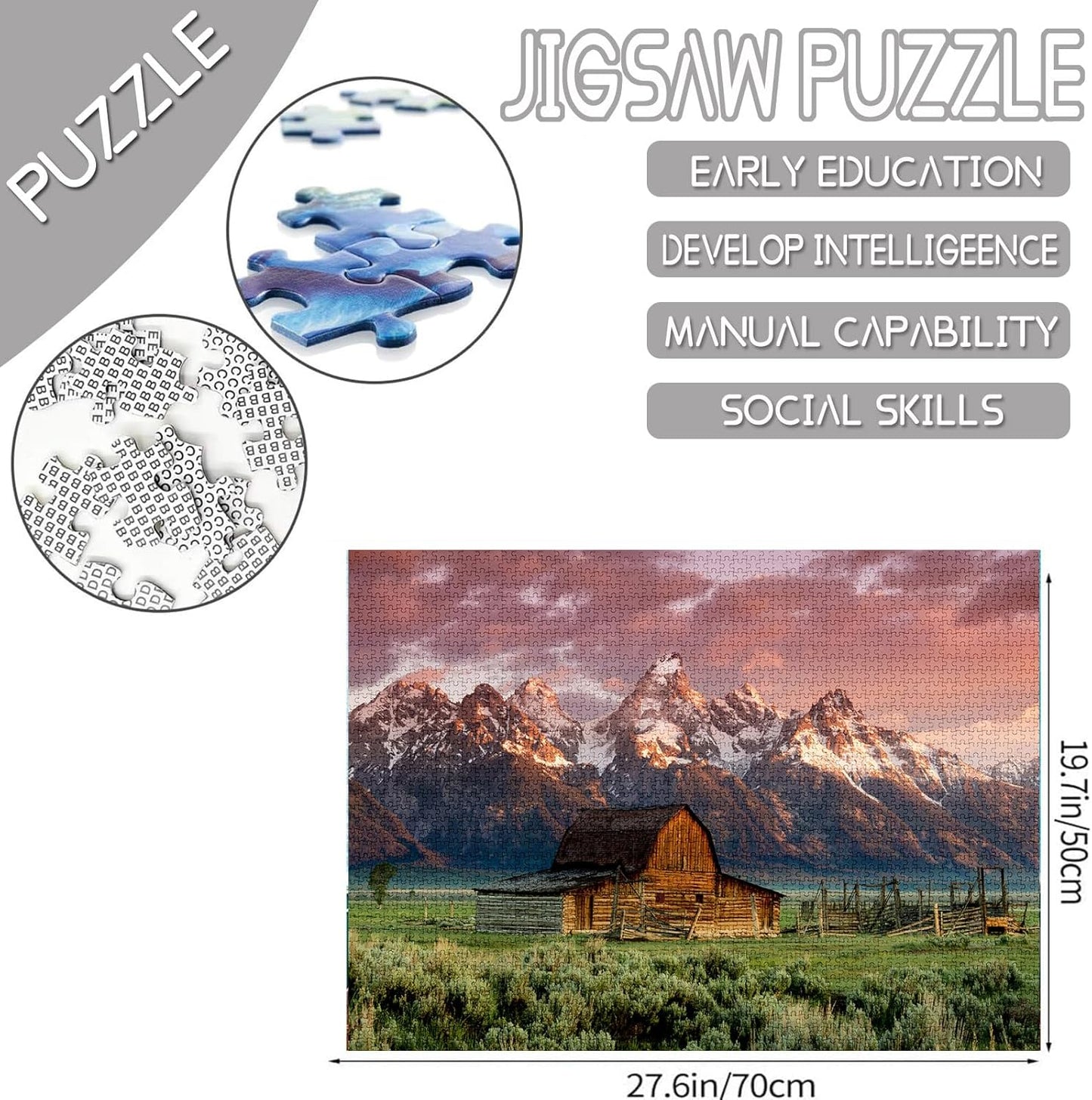 Grand Teton Mountains Jigsaw Puzzles