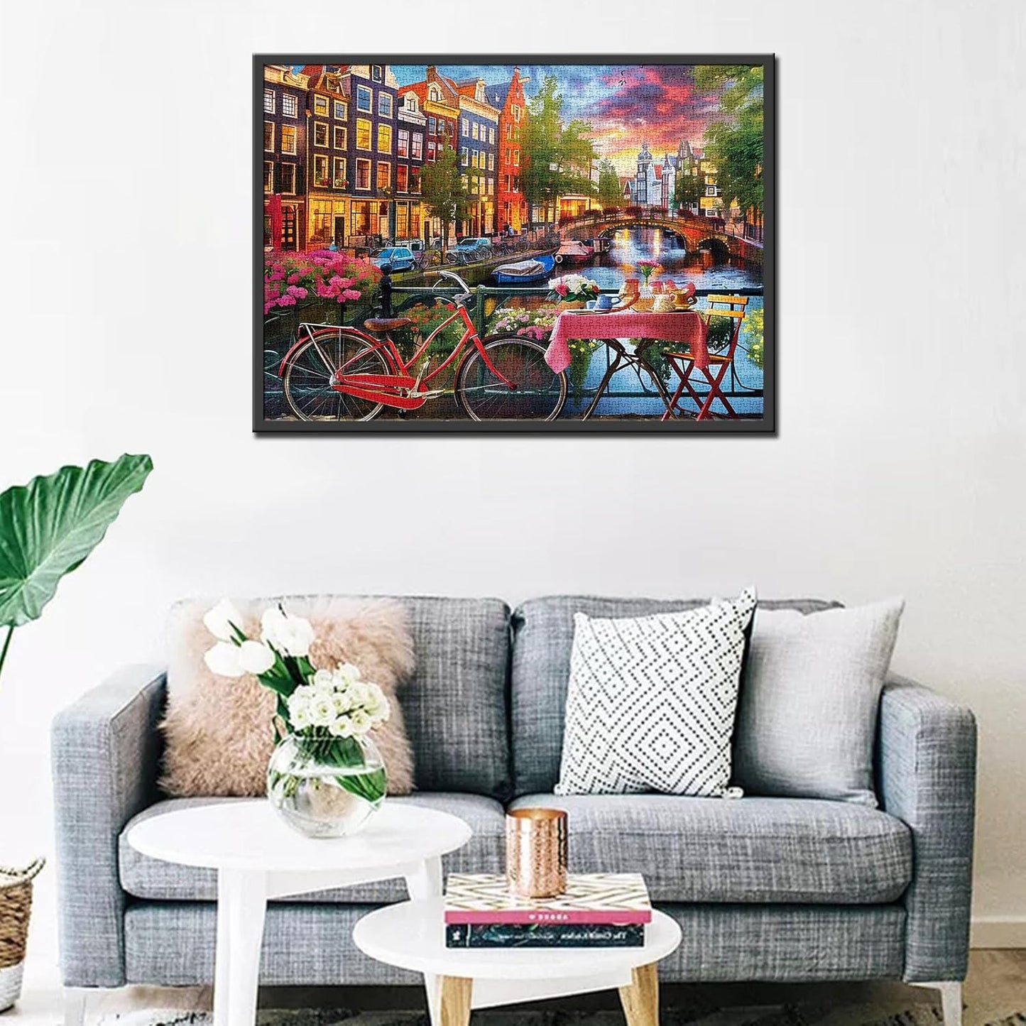 Dinner on Amsterdam Canal Jigsaw Puzzles