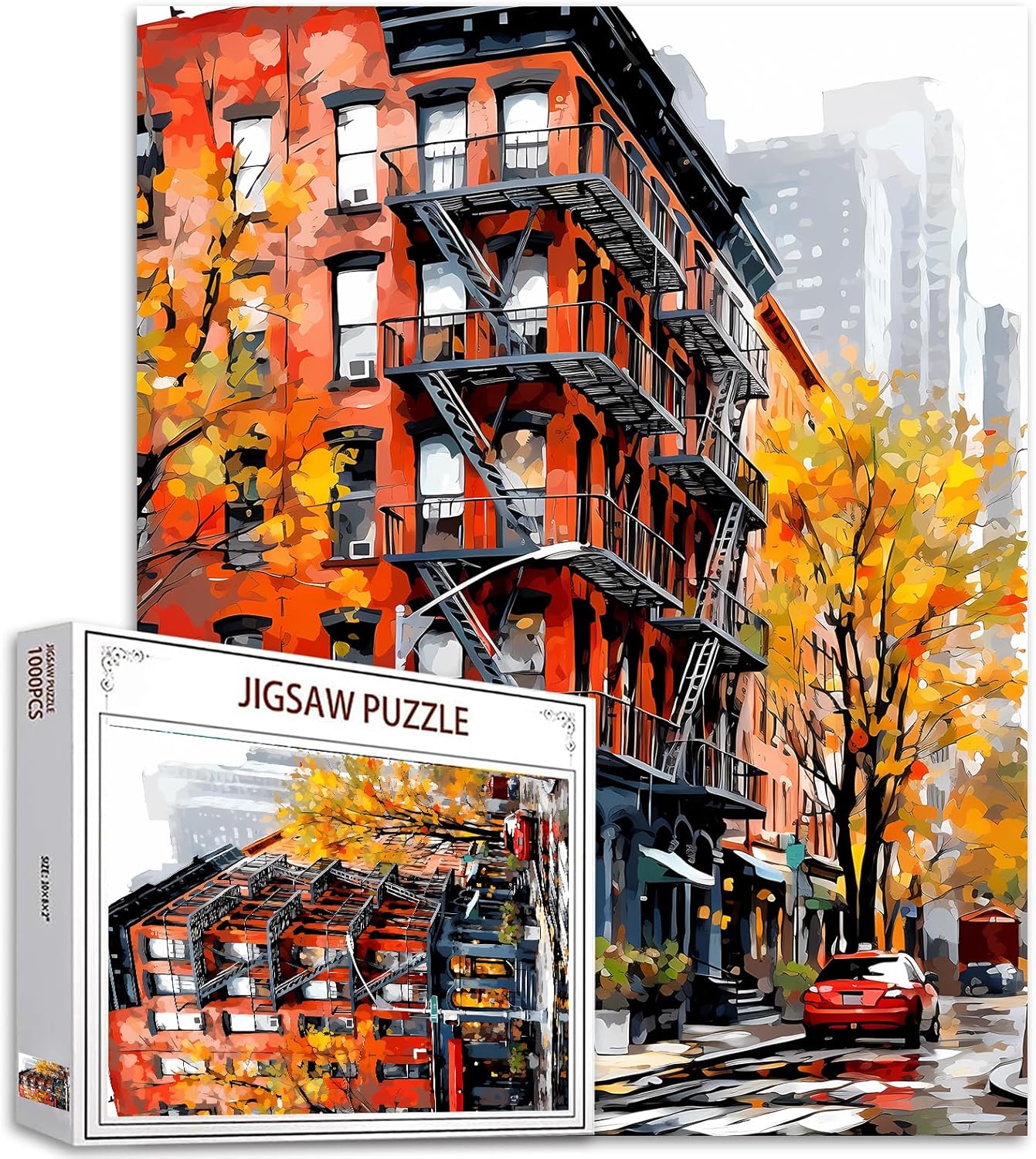 New York Manhattan Buildings Jigsaw Puzzles