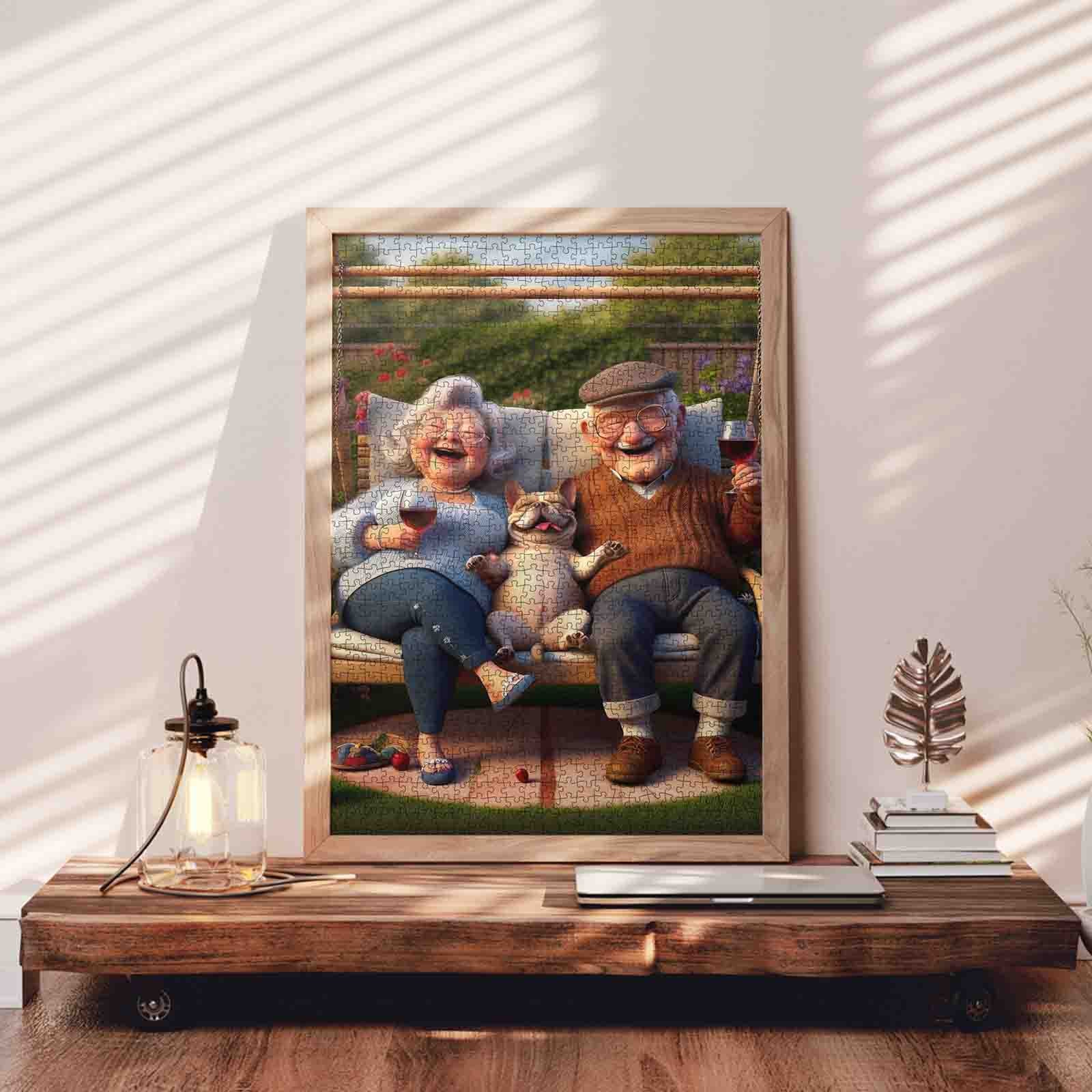 Golden Hour Companions Jigsaw Puzzle