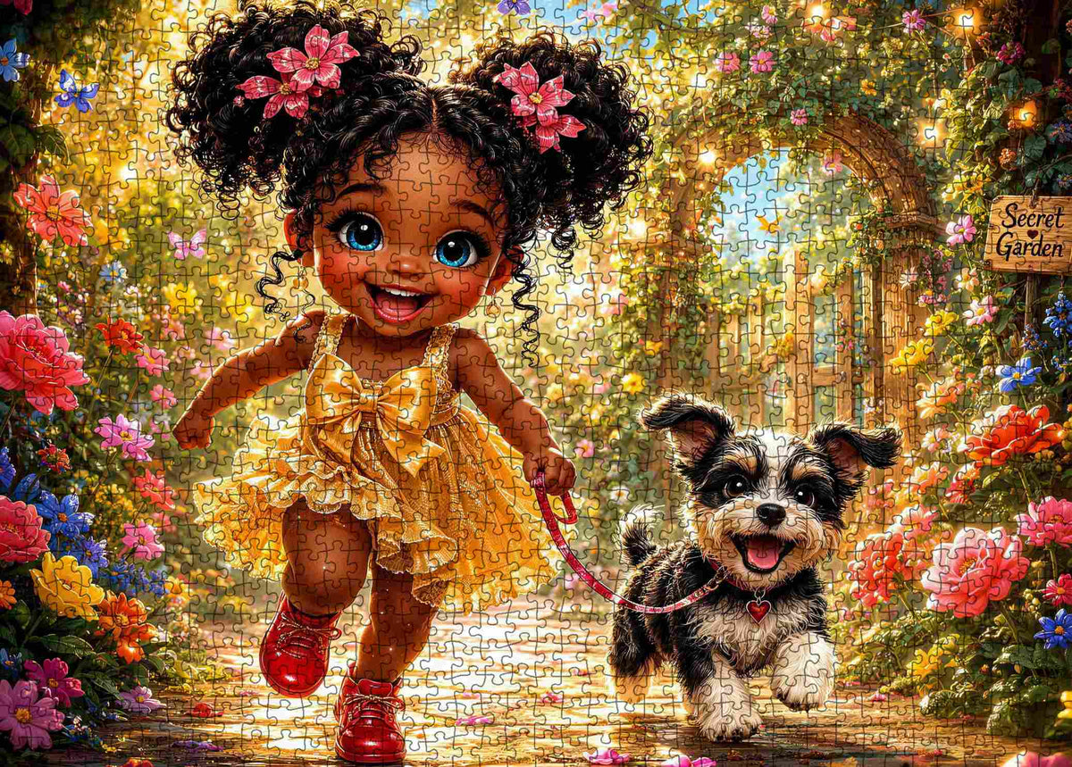 Joyful Garden Adventure Jigsaw Puzzle