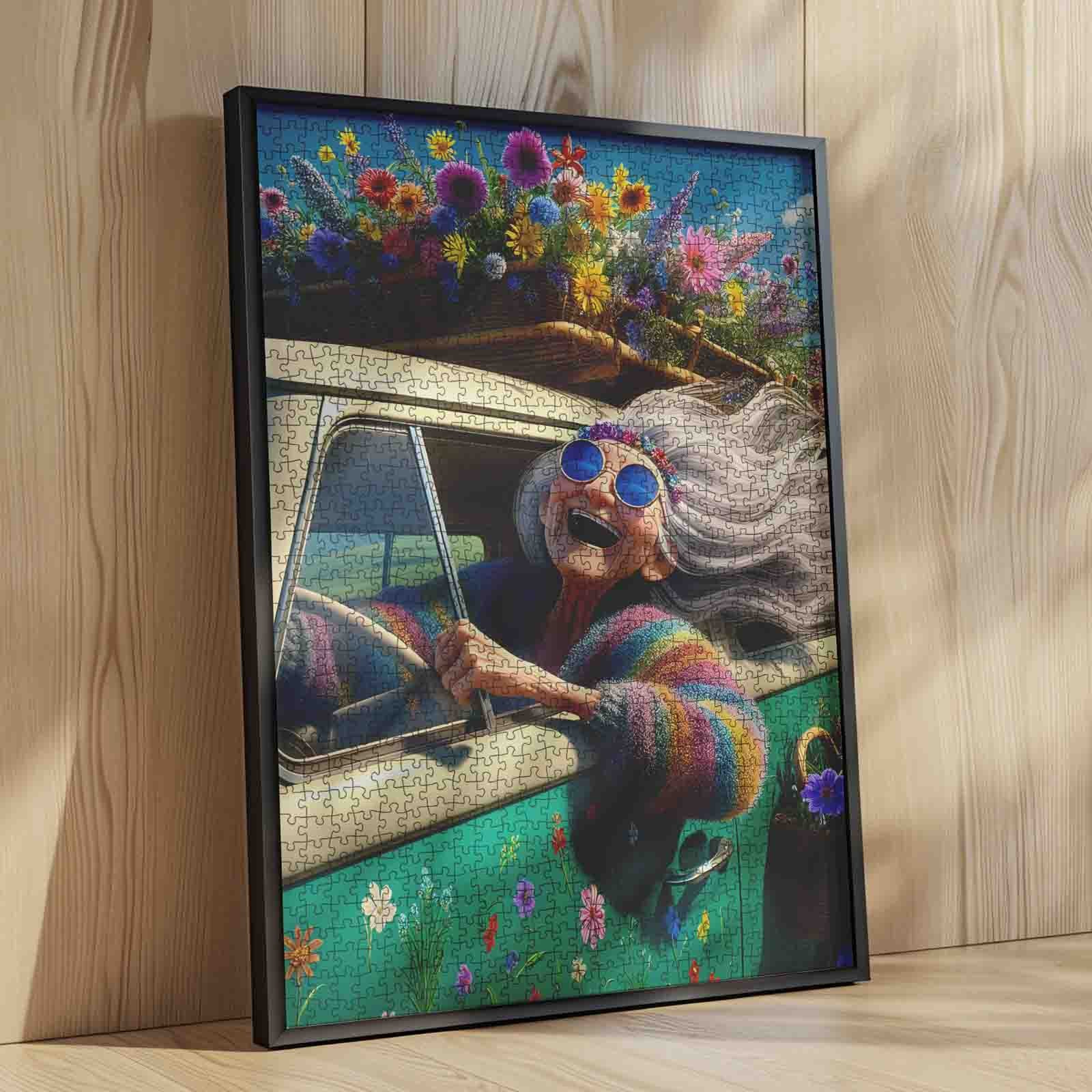 Joyful Roadtrip Sunshine Jigsaw Puzzle