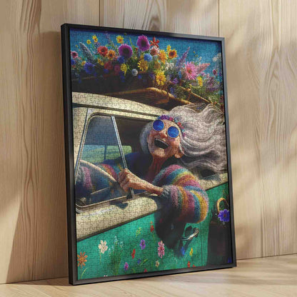 Joyful Roadtrip Sunshine Jigsaw Puzzle