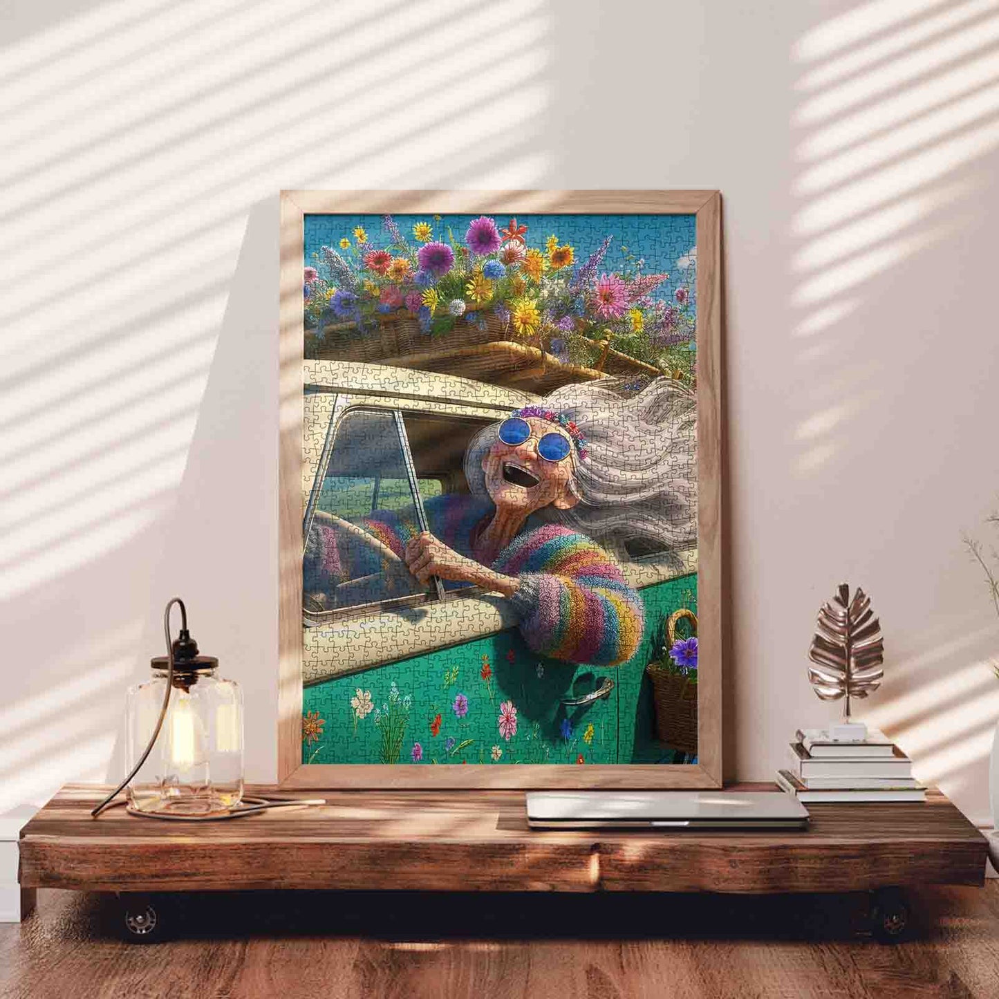 Joyful Roadtrip Sunshine Jigsaw Puzzle