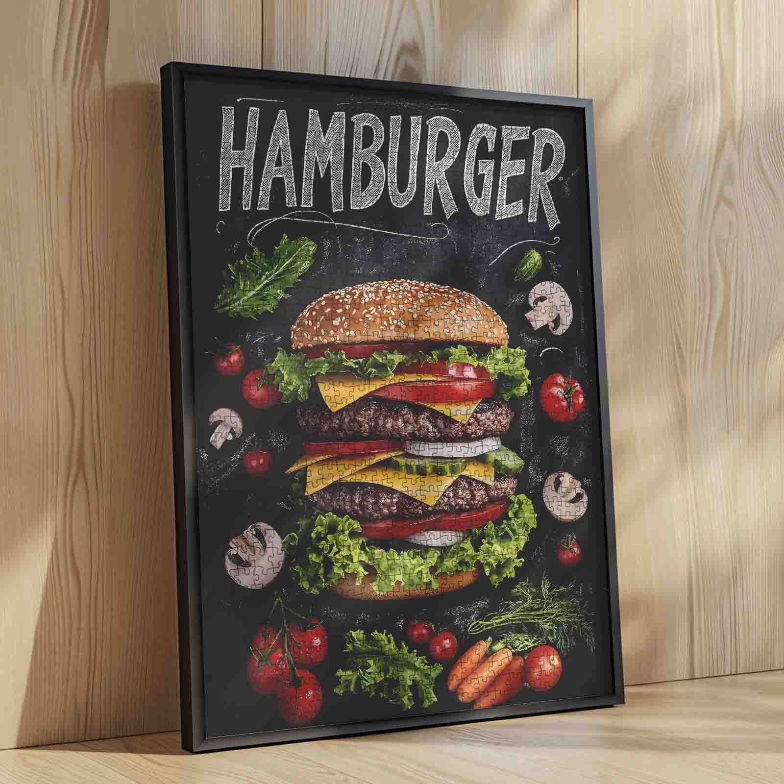 Juicy Double Cheeseburger Jigsaw Puzzle