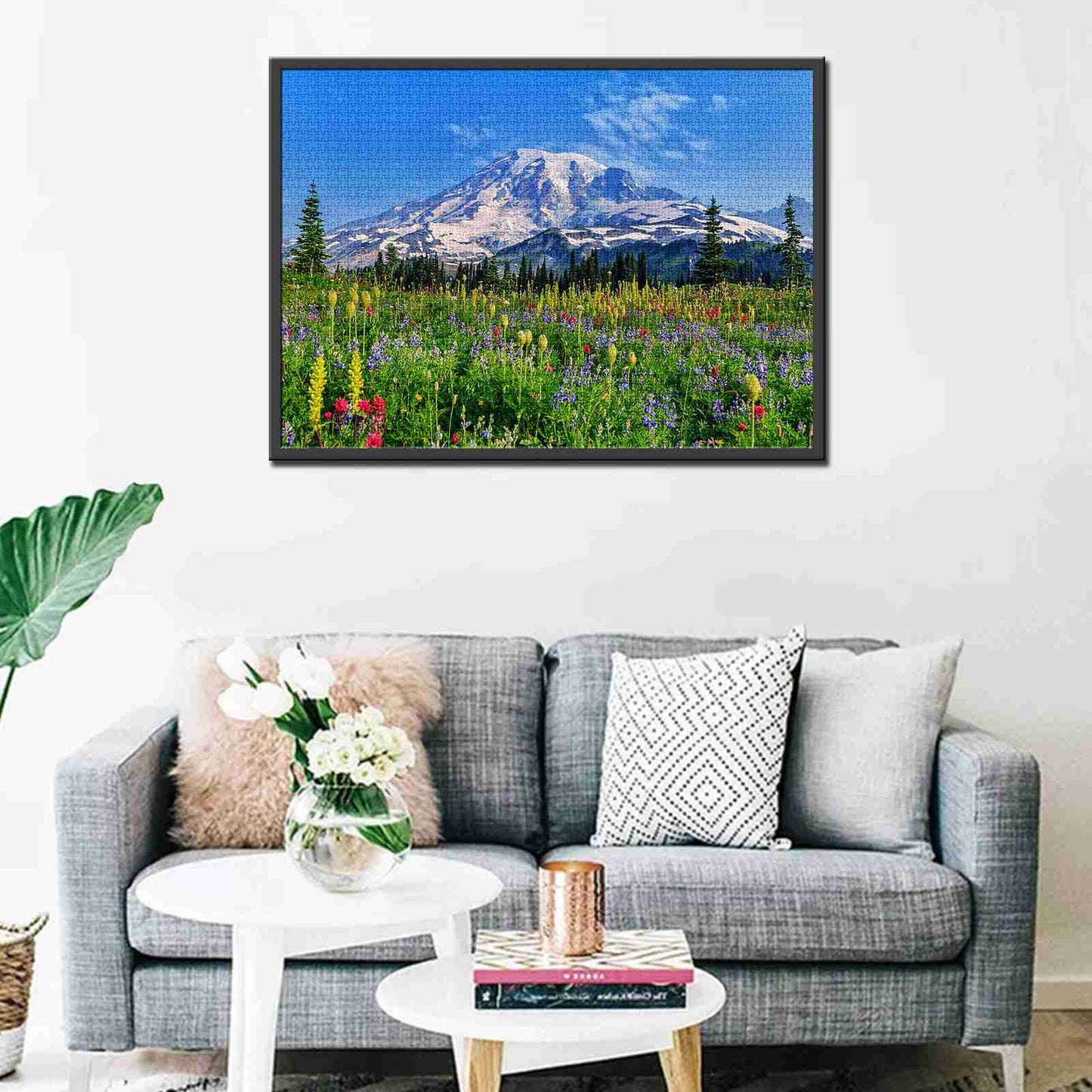 Majestic Mountain Landscape Jigsaw Puzzle