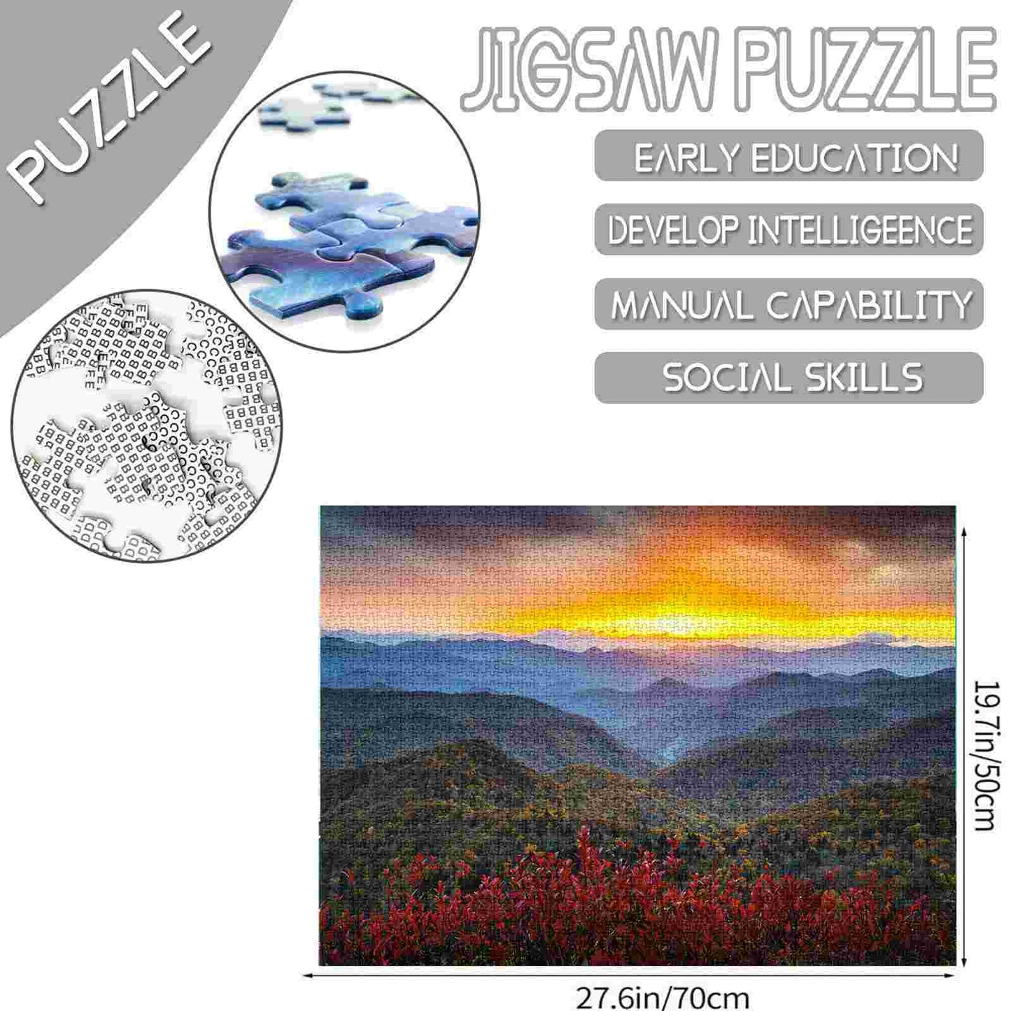 Layered Mountain Views Jigsaw Puzzle