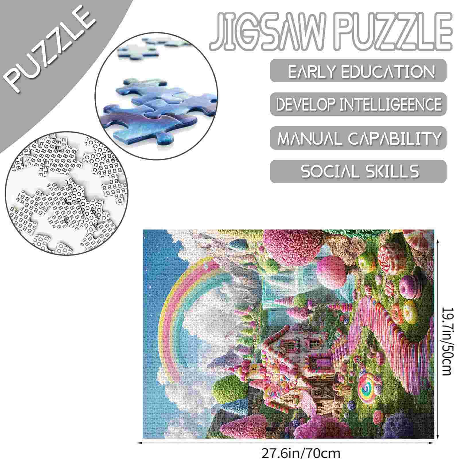 Candyland Fantasy Jigsaw Puzzle