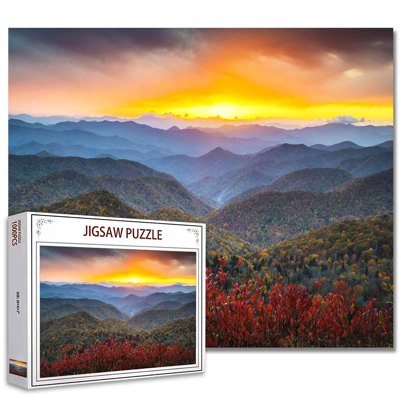 Layered Mountain Views Jigsaw Puzzle