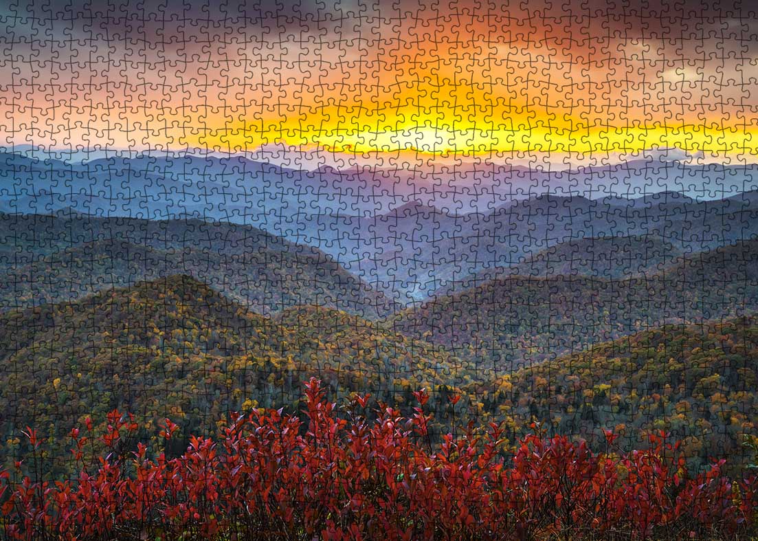 Layered Mountain Views Jigsaw Puzzle