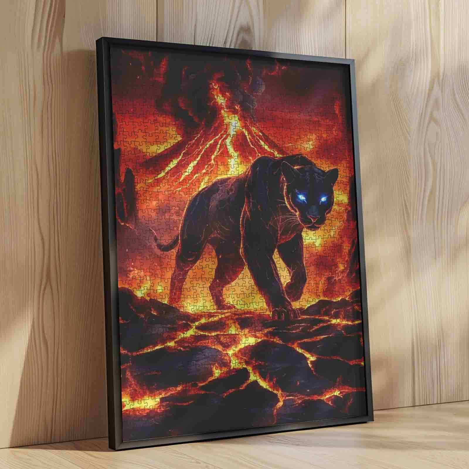 Lava Panther Jigsaw Puzzle
