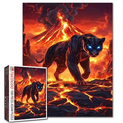 Lava Panther Jigsaw Puzzle