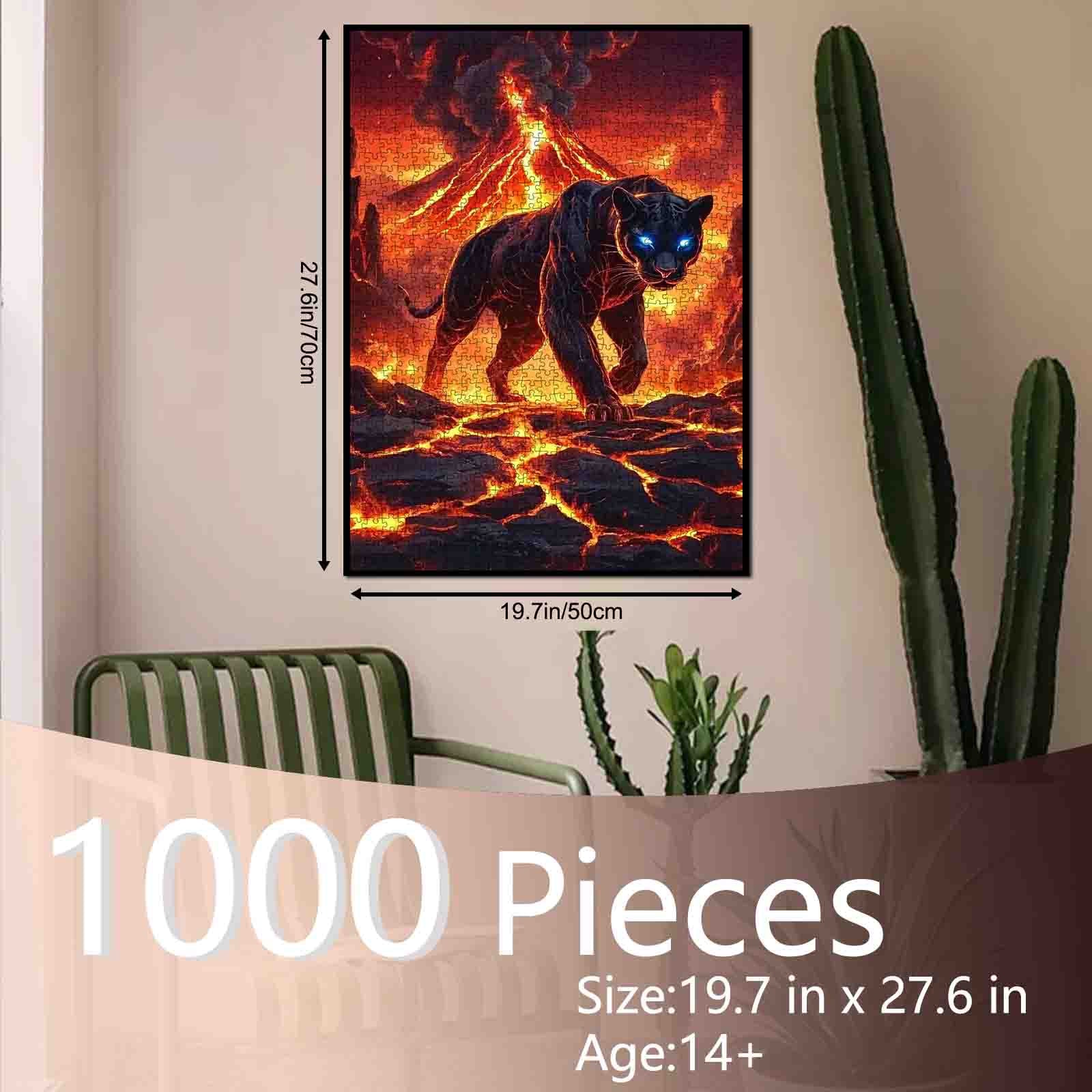 Lava Panther Jigsaw Puzzle