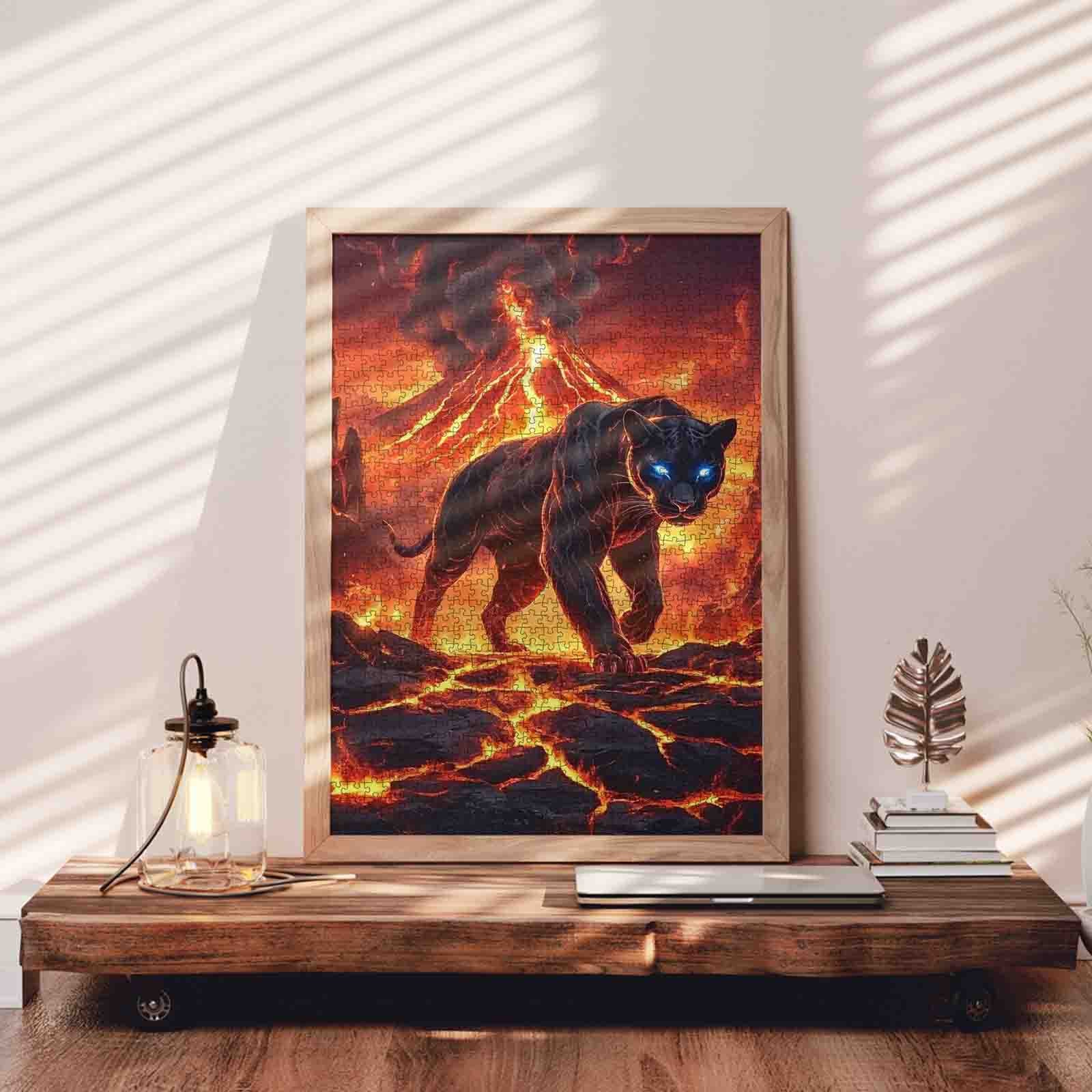 Lava Panther Jigsaw Puzzle
