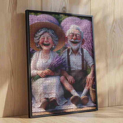 Lavender Field Joy Jigsaw Puzzle