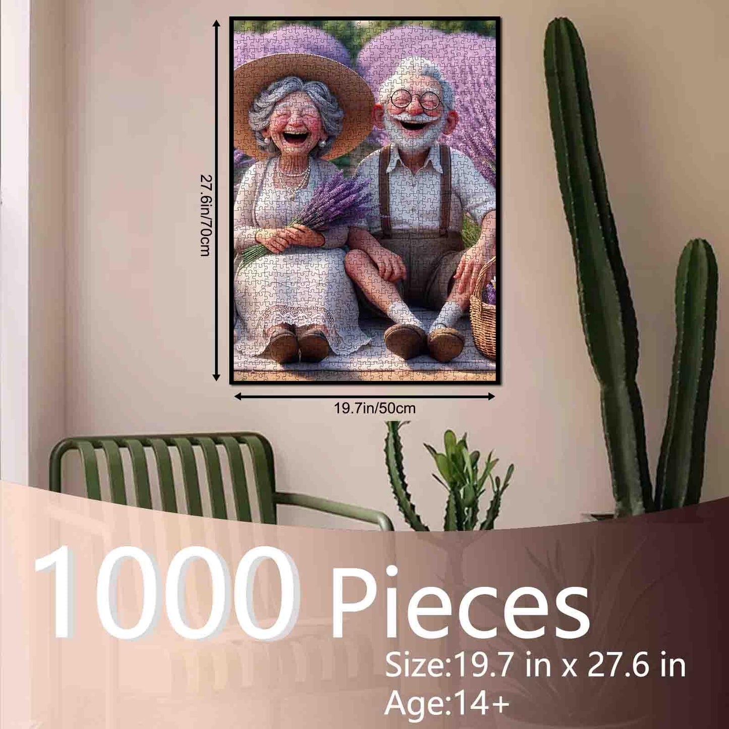 Lavender Field Joy Jigsaw Puzzle