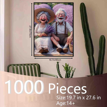 Lavender Field Joy Jigsaw Puzzle