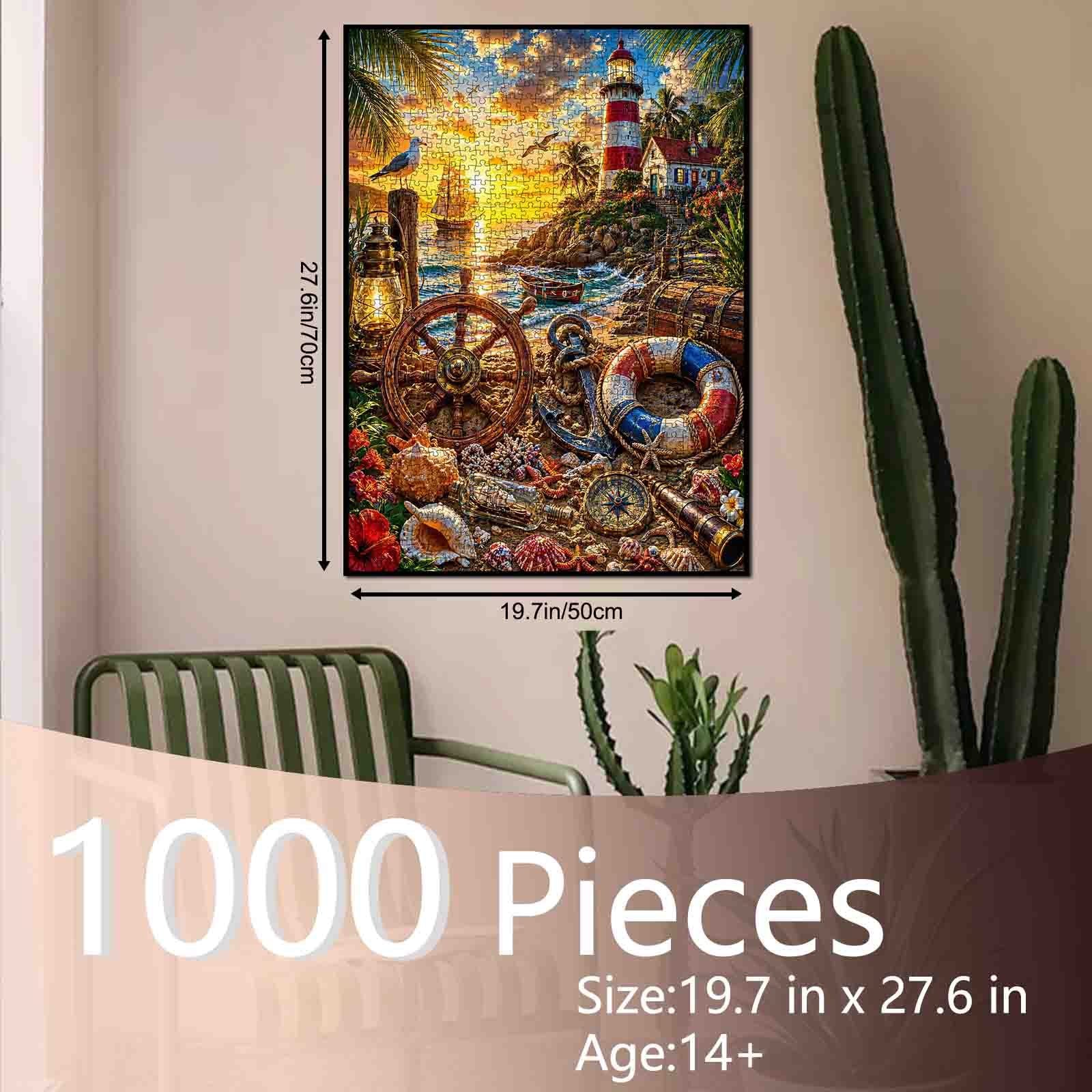 Lighthouse Treasure Coast Jigsaw Puzzle